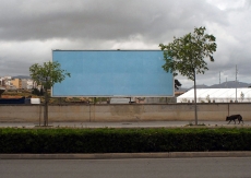 Sara Claes, 'zonder titel (blue sky billboard), 2008'